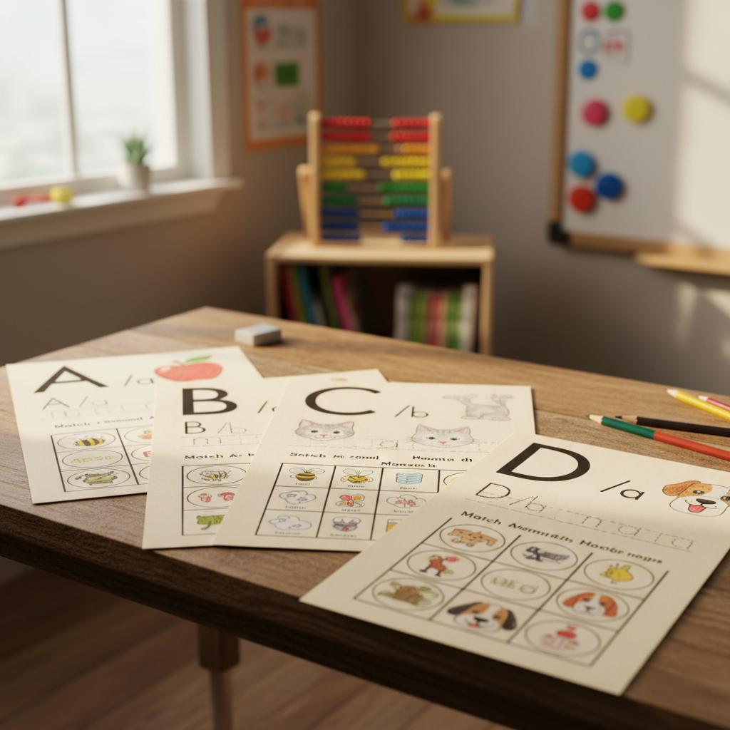 Summer Phonics Learning Game